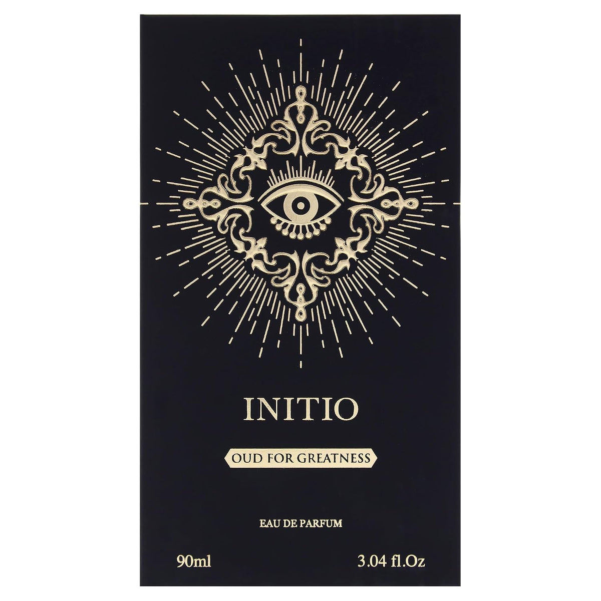 Hub Wavy Initio Oud for Greatness unisex luxury fragrance bottle, 3.04 fl oz, with elegant design and authentic branding.