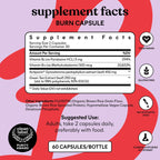 Lemme Burn Belly Fat Capsules for Metabolism Support, 30-Day Supply