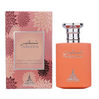 Hub Wavy Paris Corner Taskeen Peach Tea perfume bottle, unisex fragrance with woody fresh scent, 3.4 oz luxury long-lasting perfume
