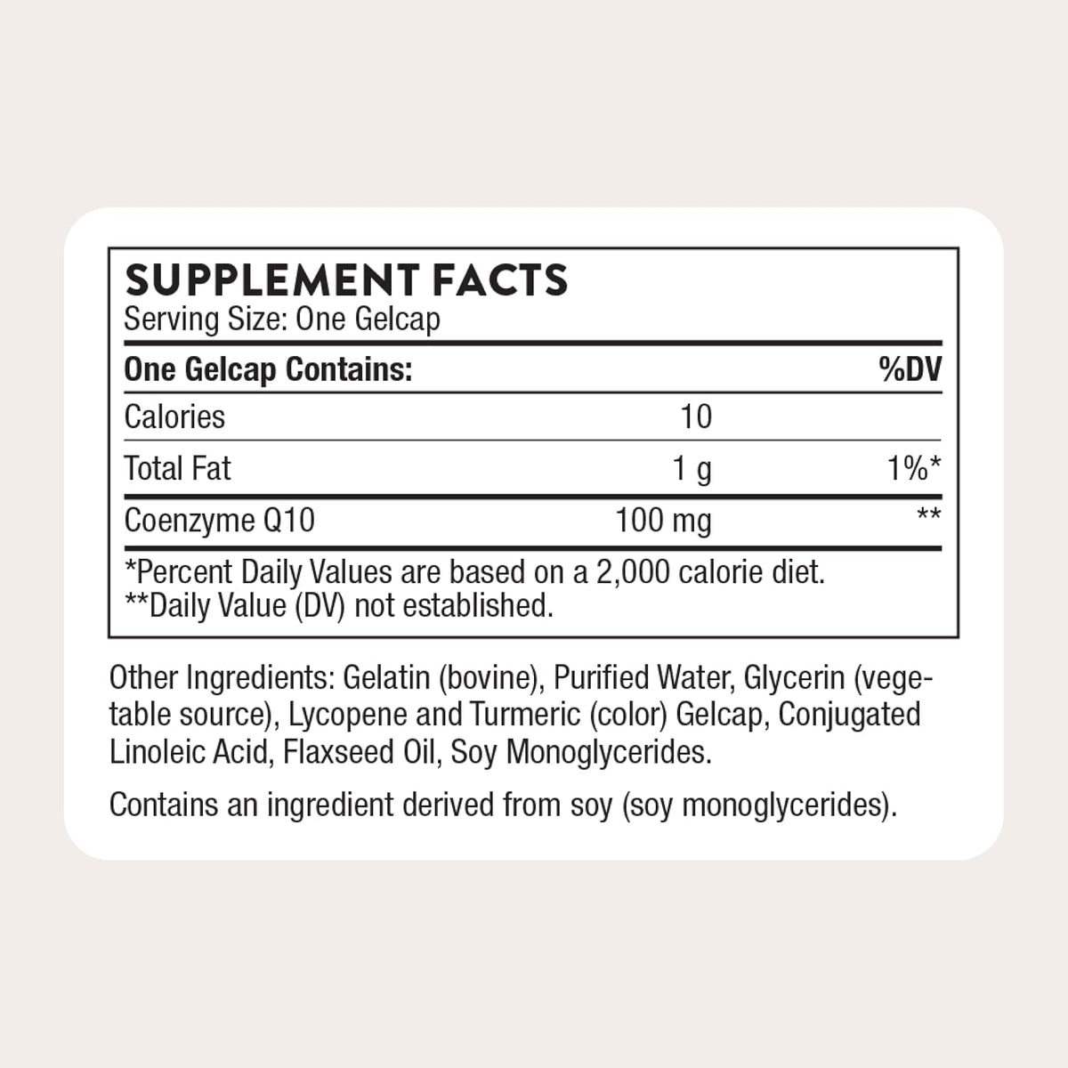 THORNE CoQ10, 100 mg Optimally Absorbed Ubiquinone Supplement, 60 Softgels | Supports Heart Health, Brain Function, Cellular Energy Production & Healthy Aging*, Gluten-Free, NSF Contents Certified