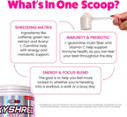 EHP Labs OxyShred Pre Workout Powder - Preworkout Powder with L Glutamine & Acetyl L Carnitine, Energy Boost Drink - Cosmic Blast, 60 Servings