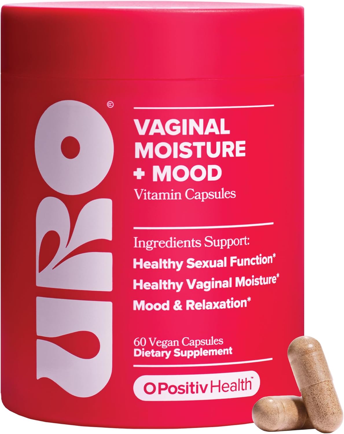 URO Vaginal Moisture & Mood with KSM-66® Ashwagandha – 30-Day Supply