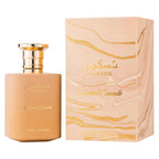 Hub Wavy Paris Corner Taskeen Caramel Cascade perfume bottle for unisex, 3.4 oz, luxury fragrance with caramel notes.