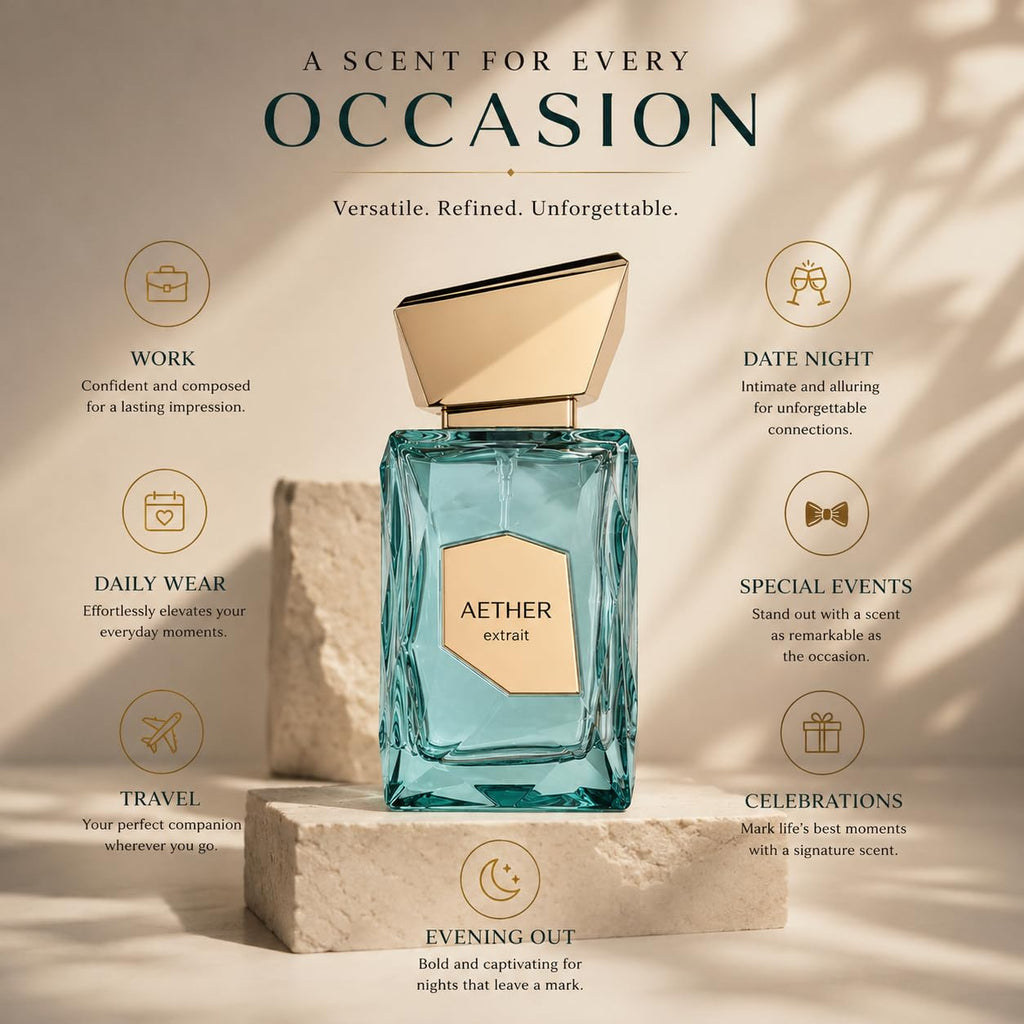 Hub Wavy French Avenue Aether perfume bottle for unisex, 3.4 oz, with elegant fragrance design and clear glass packaging.