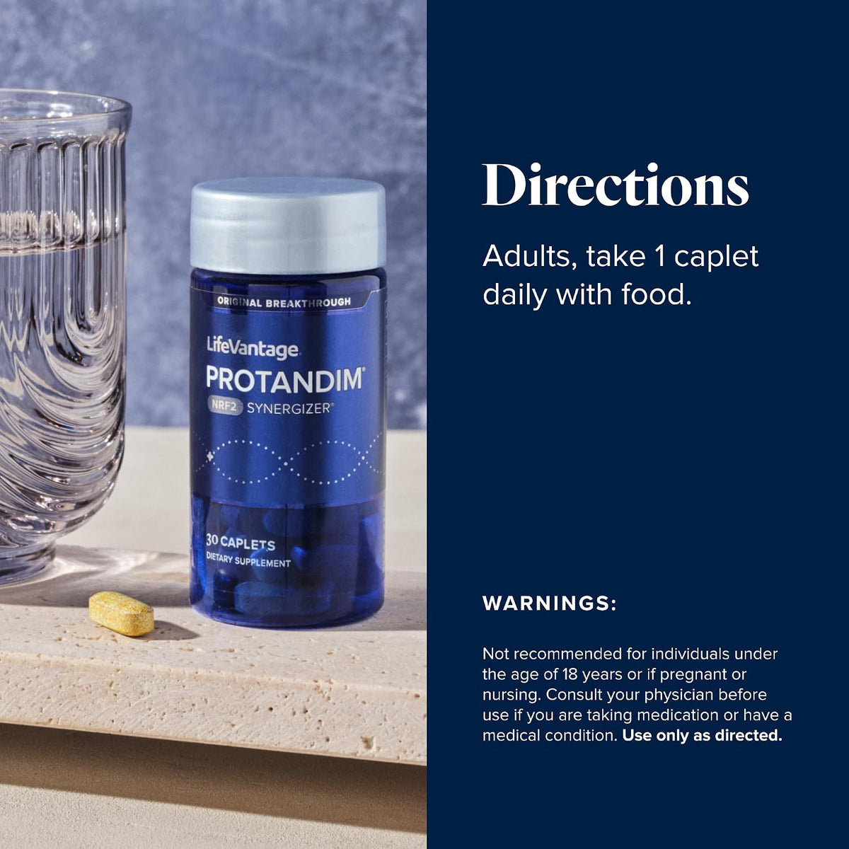 LifeVantage Protandim NRF2 Synergizer Supplement, 30 Tablets