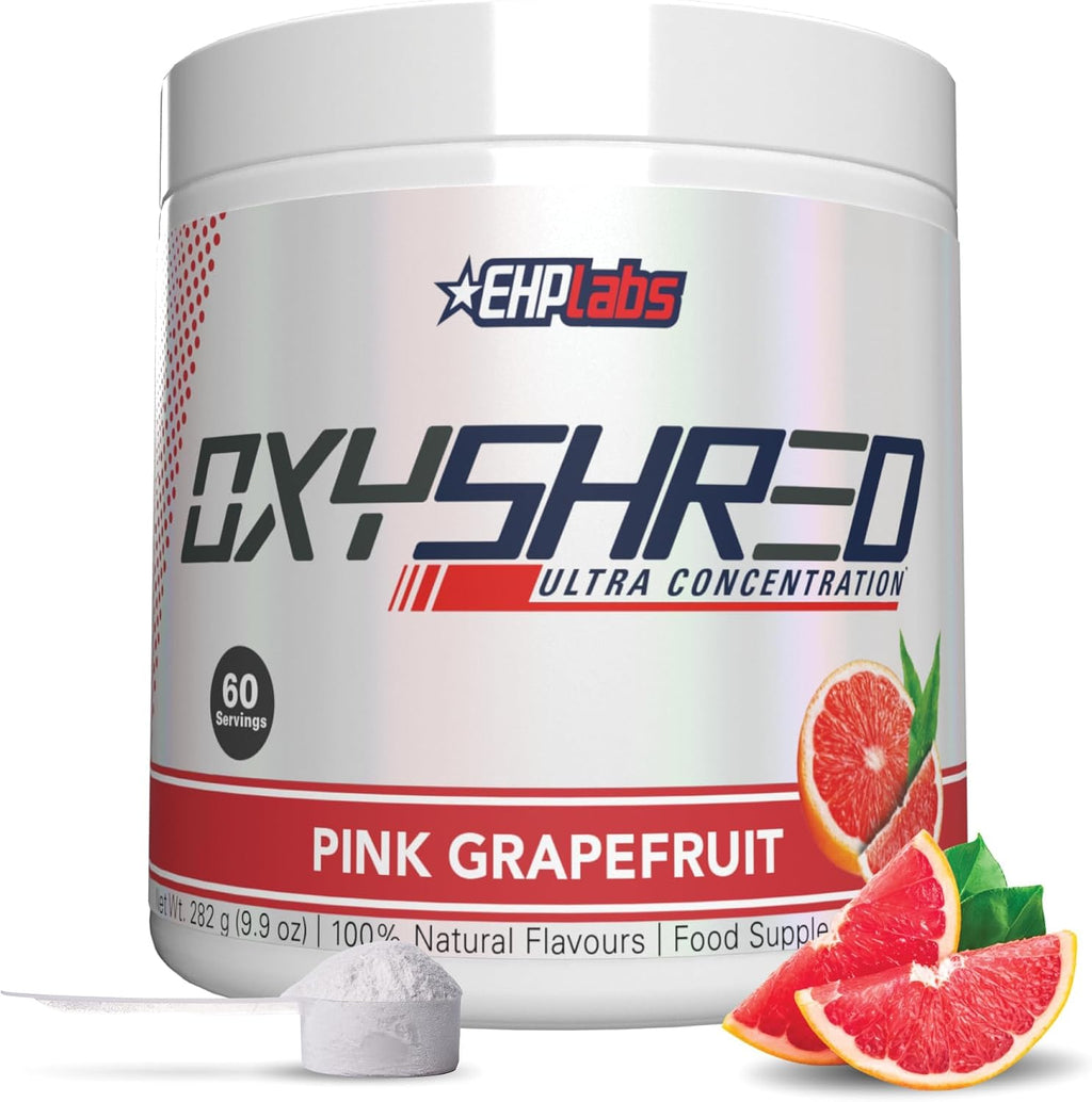 EHP Labs OxyShred Pre Workout Powder - Preworkout Powder with L Glutamine & Acetyl L Carnitine, Energy Boost Drink - Cosmic Blast, 60 Servings