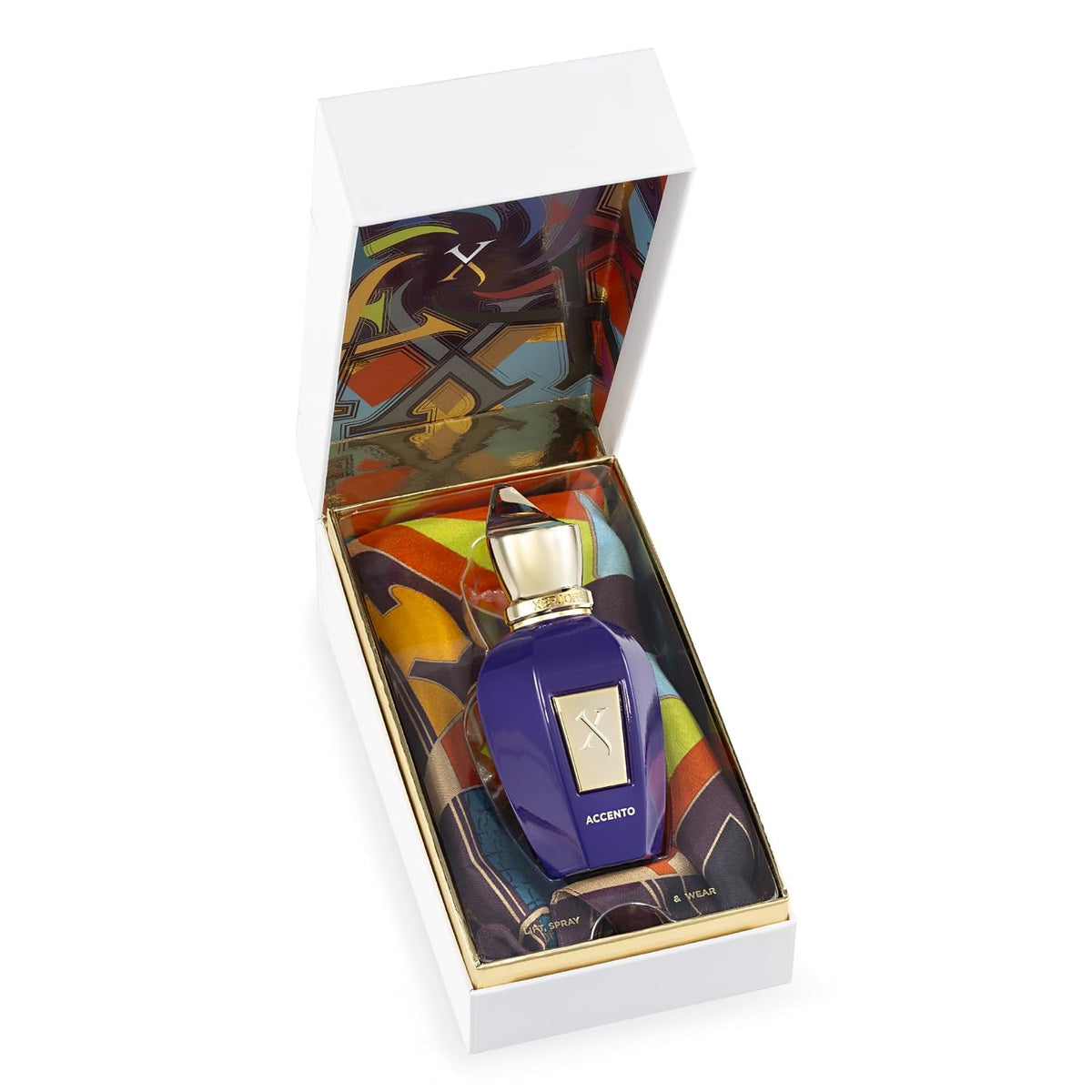 Hub Wavy Xerjoff Accento luxury unisex perfume bottle, 100ml, with elegant packaging and stylish design.