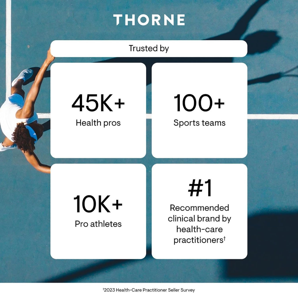THORNE Adrenal Cortex, Bovine Adrenal Glandular Supplement, 60 Capsules