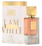 Hub Wavy Lattafa Ana Abiyedh Coral unisex perfume bottle with elegant design, showcasing luxury fragrance and 3.4 fl oz size.