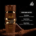 Lattafa ASAD BOURBON for Unisex Eau de Parfum Spray