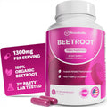 Rosabella Organic Beet Root Capsules - 1300mg Beet Root Powder Aids Healthy Circulation & Vitality, Non-GMO, Beet Root Supplement - 60 Capsules, 30-Day Supply