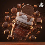Hub Wavy Lattafa Cookie Crave perfume bottle, 75ml, unisex fragrance with sweet cookie scent, displayed on a neutral background.