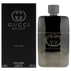 Hub Wavy Gucci Guilty for Men perfume bottle, 3 oz, luxury men's fragrance with sleek design and modern style.