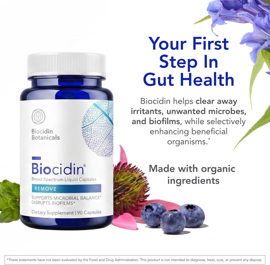 Biocidin Broad-Spectrum Capsules for Microbiome Balance, 90 Count