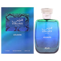 Hub Wavy Rasasi Hawas Atlantis perfume bottle, modern men's fragrance with fresh scent, 3.4 fl oz/100 ml on a sleek display.