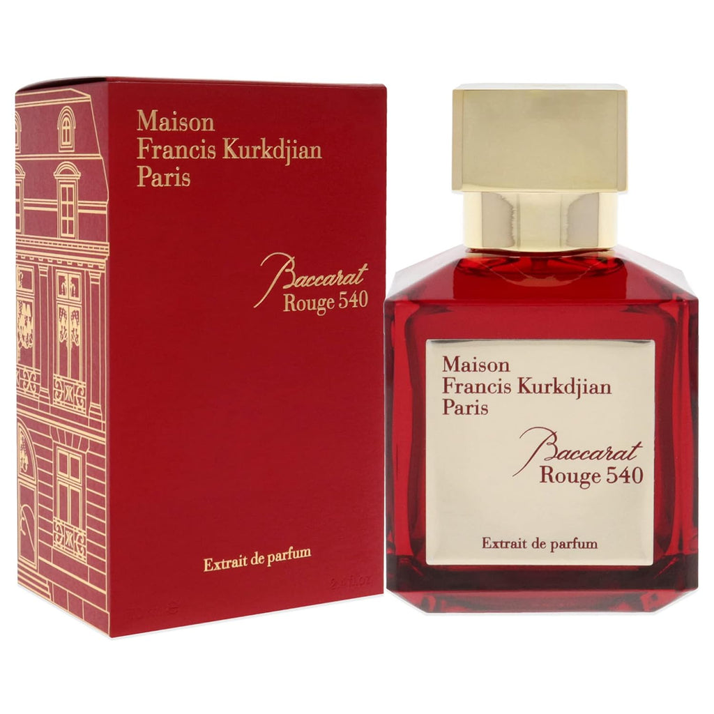 Hub Wavy Baccarat Rouge 540 Pure perfume in 2.3 oz bottle, luxurious unisex fragrance with bold, long-lasting scent and elegant packaging.