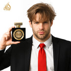 Hub Wavy Lattafa Perfumes NEBRAS unisex perfume bottle, 3.4 fl oz / 100 ml, elegant design and packaging visible.
