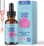 JoySpring LingoLeap Kids Zeolite Drops with B12 and D3, Berry, 30 Ct