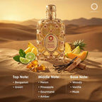 Hub Wavy Orientica Royal Amber perfume bottle, 2.7 oz, unisex fragrance with amber scent and elegant packaging.
