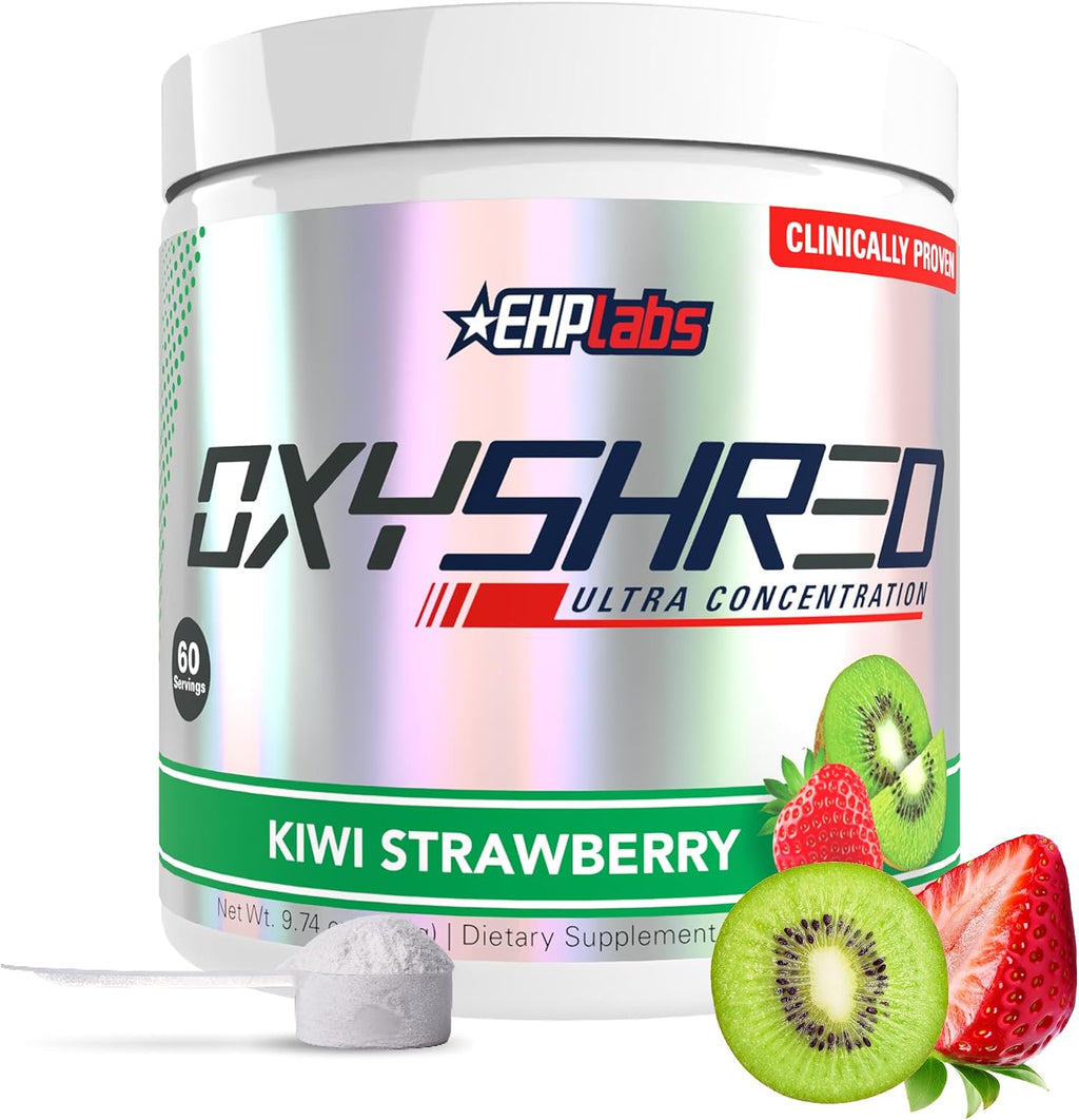 EHP Labs OxyShred Pre Workout Powder - Preworkout Powder with L Glutamine & Acetyl L Carnitine, Energy Boost Drink - Cosmic Blast, 60 Servings