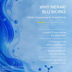 Meraki Blu USP Grade Methylene Blue Solution, 1% Formula, 30 mL