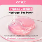 COSRX Pink Peptides Collagen Hydrogel Eye Patch for Puffy Eyes (60)