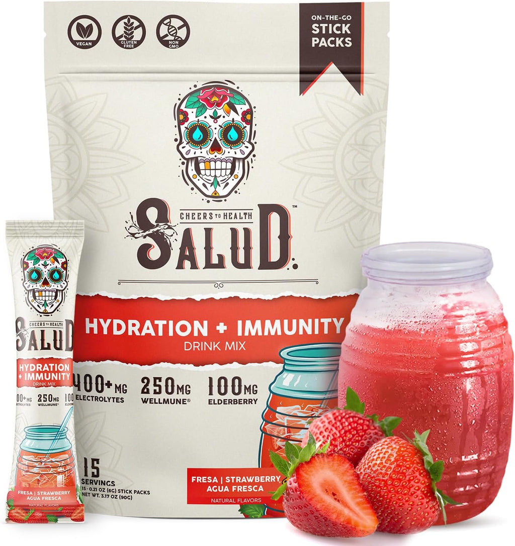 Salud 2-in-1 Hydration + Immunity Drink Mix, Horchata