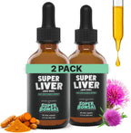 SuperBonsai Milk Thistle Herbal Liquid Supplement - Doctor-Formulated Botanical Blend with Milk Thistle and Dandelion Root - Vegan Non-GMO Drops - 1 Month Supply