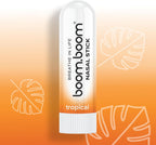 BoomBoom Nasal Stick, Essential Oils + Menthol Inhaler, Tropical, 3 Pack