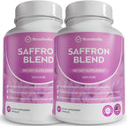 Rosabella Saffron Blend Supplement for Men & Women – Saffron, B6, Magnesium & Herbal Extract Capsules – Supports Mood, Focus & Clarity – Non-GMO, Gluten-Free – 60 Capsules – 30-Day Supply