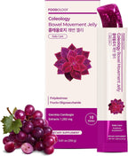 FOODOLOGY Coleology Bowel Movement Jelly, Grape & Prune Flavor, 10 Sticks