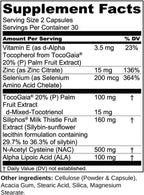 1MD Nutrition LiverMD - Liver Support Supplement | Siliphos Milk Thistle Extract & NAC - Supports Healthy Energy, Immunity & Overall Health - Liver Cleanse & Support | 60 Capsules