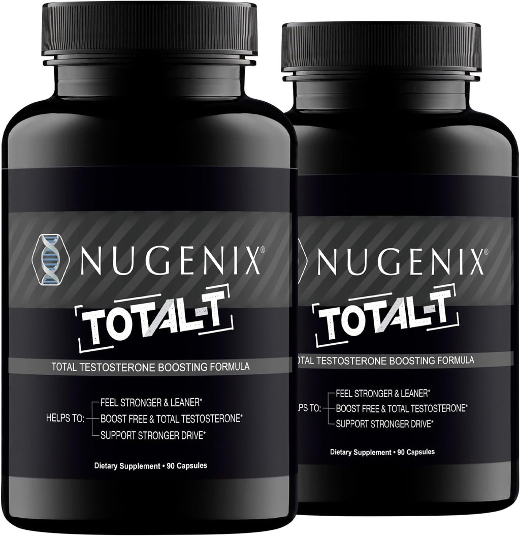 Nugenix Total-T, Free and Total Testosterone Booster for Men, 90 Count