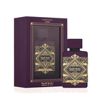 Lattafa Bade'e Al Oud Amethyst unisex perfume by Hub Wavy, 3.4 fl oz bottle featuring a luxurious fragrance.