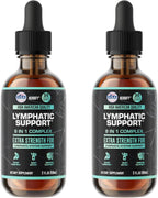 HERBIFY Lymphatic Drainage Drops for Liver Detox & Immune Support – Lymph System Support Drops - Detox Cleanse - 2 Fl Oz Made in USA