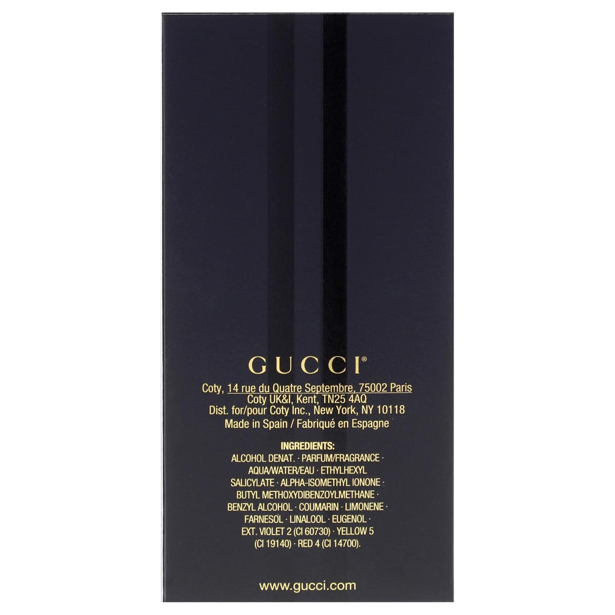 Hub Wavy Gucci Intense Oud unisex perfume bottle, 3 oz/90 ml, elegant design with luxurious scent profile.