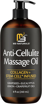 Firming Body Oil, Cellulite Massage Oil for Legs and Body, 16 fl oz by M3