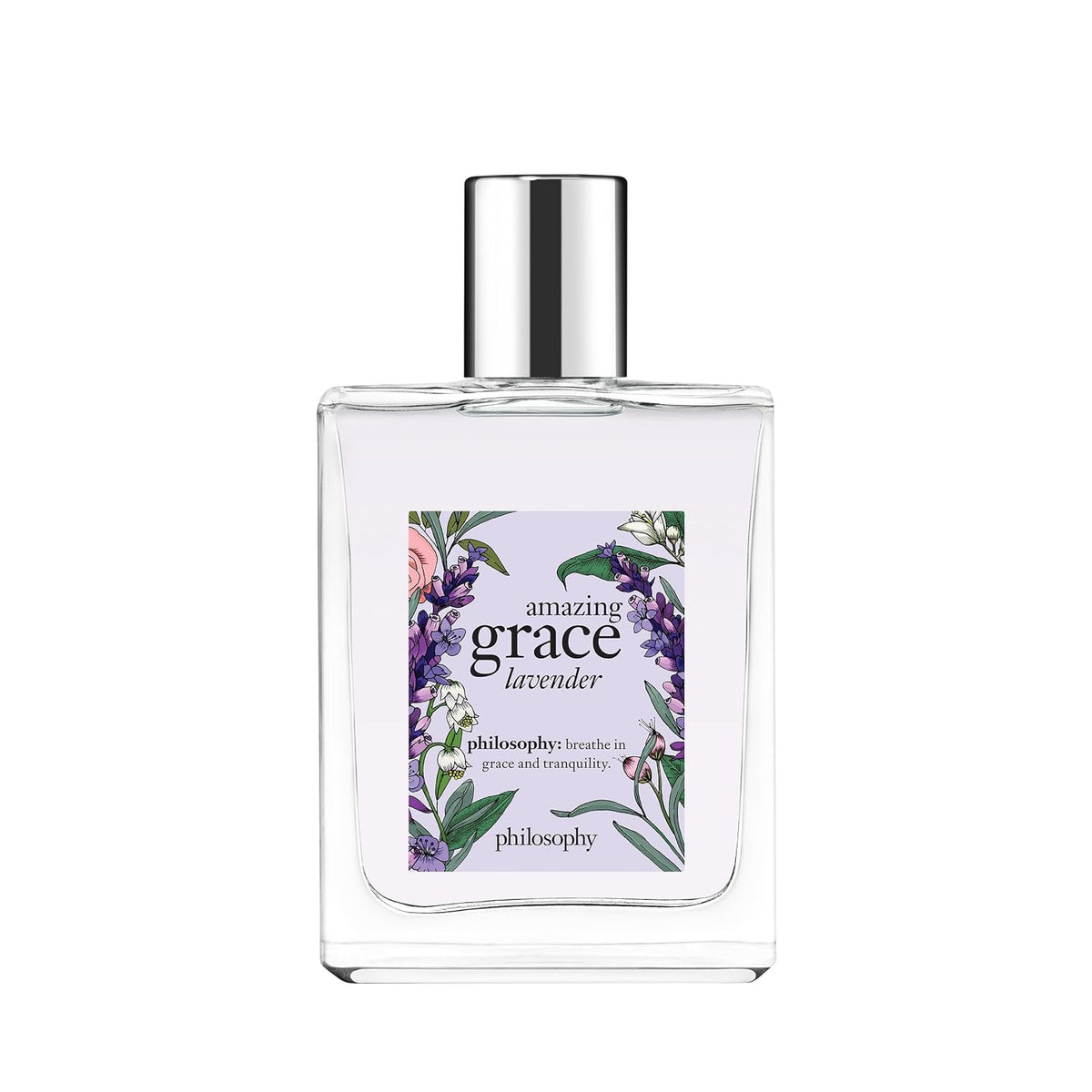 Hub Wavy Philosophy Amazing Grace Lavender perfume bottle, 2 oz / 50 ml, elegant luxury women's fragrance with lavender notes
