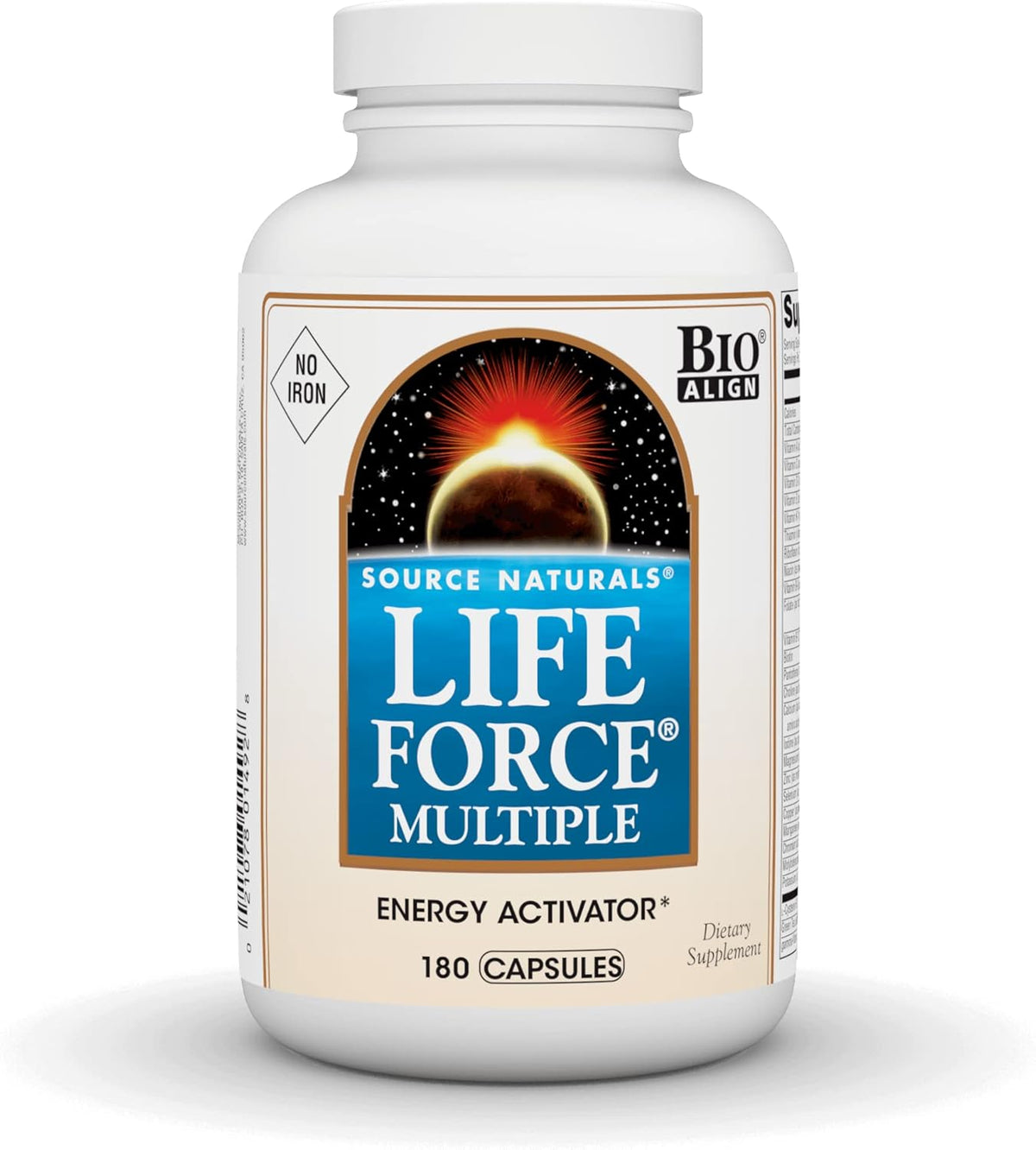 Source Naturals Life Force Multiple Iron Free Multivitamin,180 Capsules