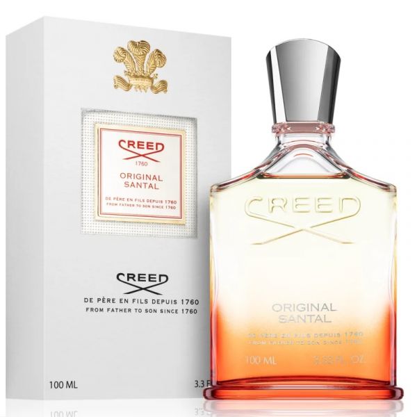 Creed Original Santal unisex perfume bottle by Hub Wavy, 3.4 fl oz / 100 ml, natural luxury fragrance with sandalwood scent