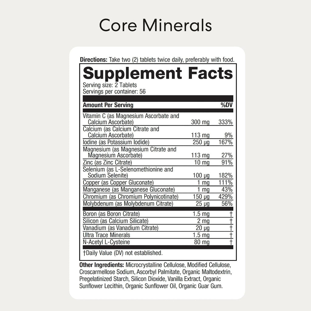 USANA - CellSentials Core Minerals with InCelligence - 112 Tablets