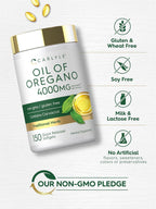 Carlyle Oil of Oregano Softgels | 150 Capsules | Contains Carvacrol
