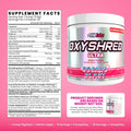 EHP Labs OxyShred Pre Workout Powder - Preworkout Powder with L Glutamine & Acetyl L Carnitine, Energy Boost Drink - Cosmic Blast, 60 Servings