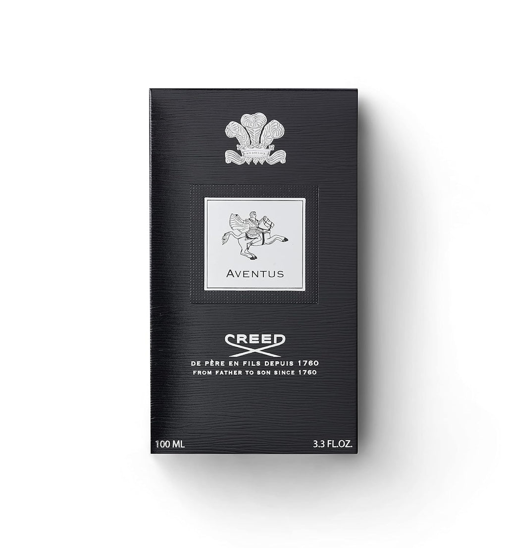 Hub Wavy Creed Absolu Aventus men's perfume 3.3 oz bottle with sleek design and elegant label, showcasing luxury fragrance packaging