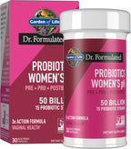 Garden of Life Dr. Formulated Pre, Post & Probiotics, Women's pH, 50B, 30ct