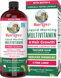 MARYRUTH'S Liquid Multivitamin + Hair Growth, Clinically Thicker Hair, 15oz