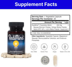 RediMind Natural Cognitive Support and Brain Supplement, Vegan, Gluten-Free