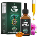 SuperBonsai Milk Thistle Herbal Liquid Supplement - Doctor-Formulated Botanical Blend with Milk Thistle and Dandelion Root - Vegan Non-GMO Drops - 1 Month Supply