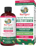 MARYRUTH'S Liquid Multivitamin + Hair Growth, Clinically Thicker Hair, 15oz