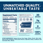 BEAST BITES - Creatine Bites - 5g Creatine Monohydrate Per Serving - No Sugar or Artificial Colors - Low-Calorie, Vegan & Halal - Made in The USA - Blue Raspberry Flavor - 30 Gummies